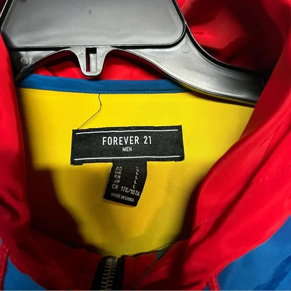 Forever 21 Men's Multicolor Bomber Jacket - Picture 3 of 4